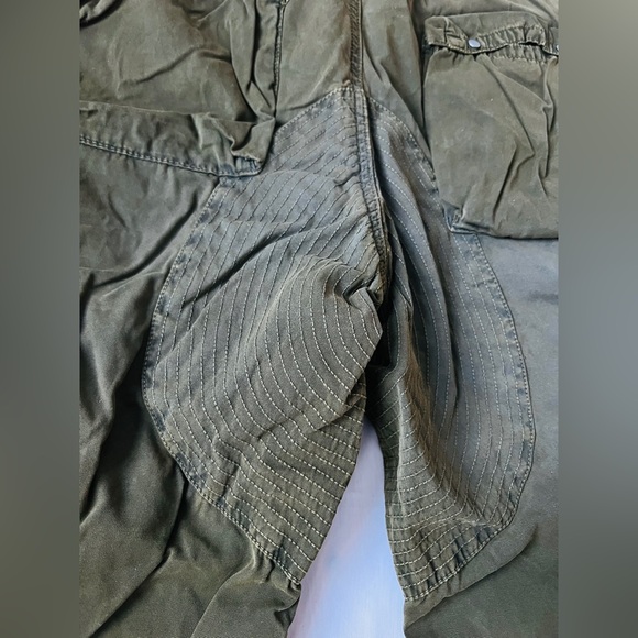 VTG Polo Ralph Lauren Gellar cargo shorts in olive or military green relaxed fit - Picture 9 of 13